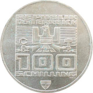 100 Schilling Österreich 1974-1979 (640er Silber)