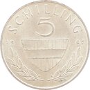 5 Schilling Österreich 1961 - 1969