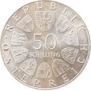 50 Schilling Österreich 1959-1973 (900er Silber)