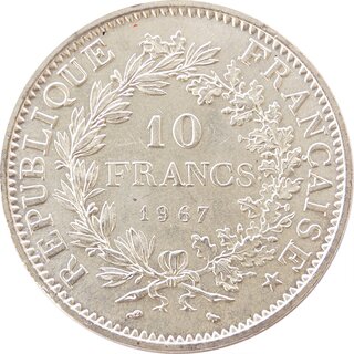 ca. 1 KG Feinsilber in Münzen zu 5 und 10 und 50 Francs Frankreich
