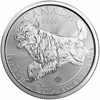 1 Unze Kanada Predator Wolf 2018