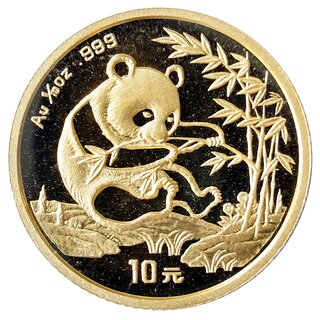 1/10 Unze Gold China Panda 1994