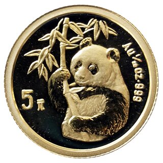 1/20 Unze Gold China Panda 1995