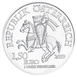 1 Unze 825 Jahre Münze Österreich 2019 Leopold V