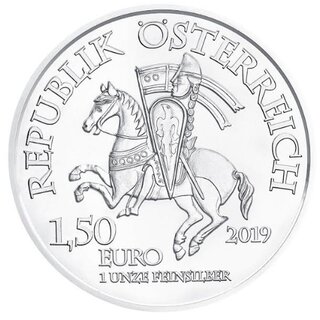1 Unze 825 Jahre Münze Österreich 2019 Wiener Neustadt