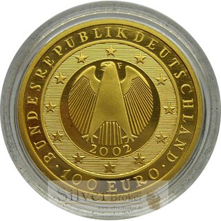 100 Euro Gold Deutschland 2002 Währungsunion