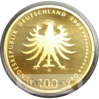 100 Euro Gold Deutschland 2003 Quedlinburg