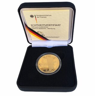 100 Euro Gold Deutschland 2011 Wartburg ohne Zertifikat