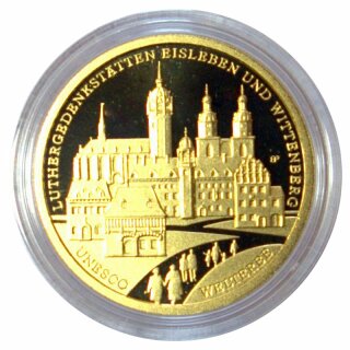 100 Euro Gold Deutschland 2017 Luthergesdenkstätten in Eisleben und Wittenberg