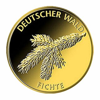 20 Euro Deutschland 1/8 Oz Gold 2012 Dt. Wald Fichte