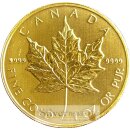 1 Unze Gold Maple Leaf Kanada 2020