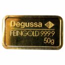 50 Gramm Goldbarren Heraeus / Degussa / Umicore / LBMA...