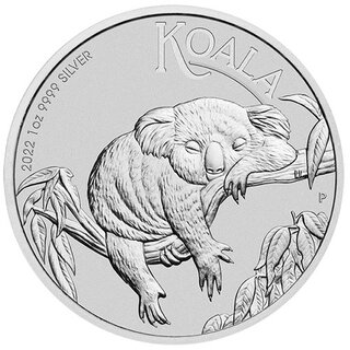 1 Unze Australien Koala 2022 gekapselt