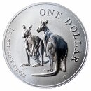 1 Unze Australien Känguru 1999 Stempelglanz