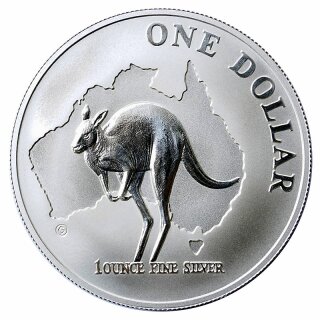 1 Unze Australien Känguru 2000 Stempelglanz
