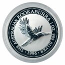 1 Unze Australien Kookaburra 1996 gekapselt