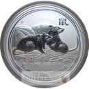 1 Unze Australien Lunar II Maus 2008 gekapselt