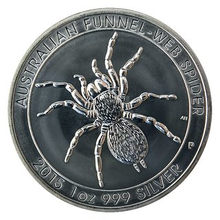 1 Unze Australien Trichternetzspinne 2015