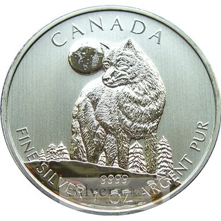 1 Unze Kanada Wolf 2011