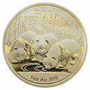 1 Unze Gold China Panda 2013 in Original-Folie