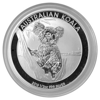 1/2 Unze Australien Koala 2015 gekapselt