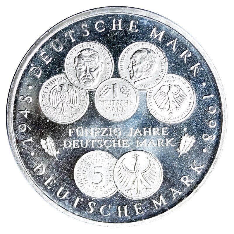 Was Sind 10 Dm Münzen Heute Wert 10 DM Gedenkmünzen 1998-01 (925er Silber), 16,20