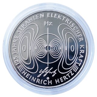 10 Euro Deutschland 2013 125 Jahre Heinrich Hertz PP