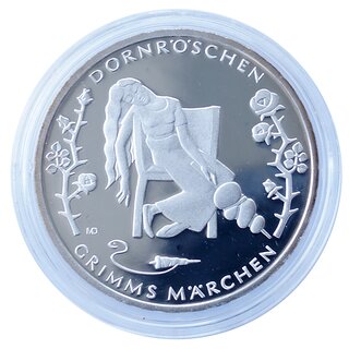 10 Euro Deutschland 2015 Grimms Märchen Dornröschen PP